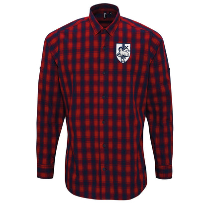 Classic Preston Football Check Long Sleeve Shirt 