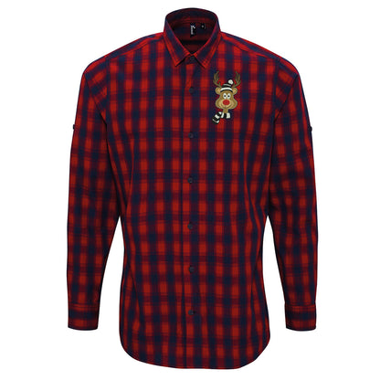 Grimsby Town Rudolph Football Check Shirt