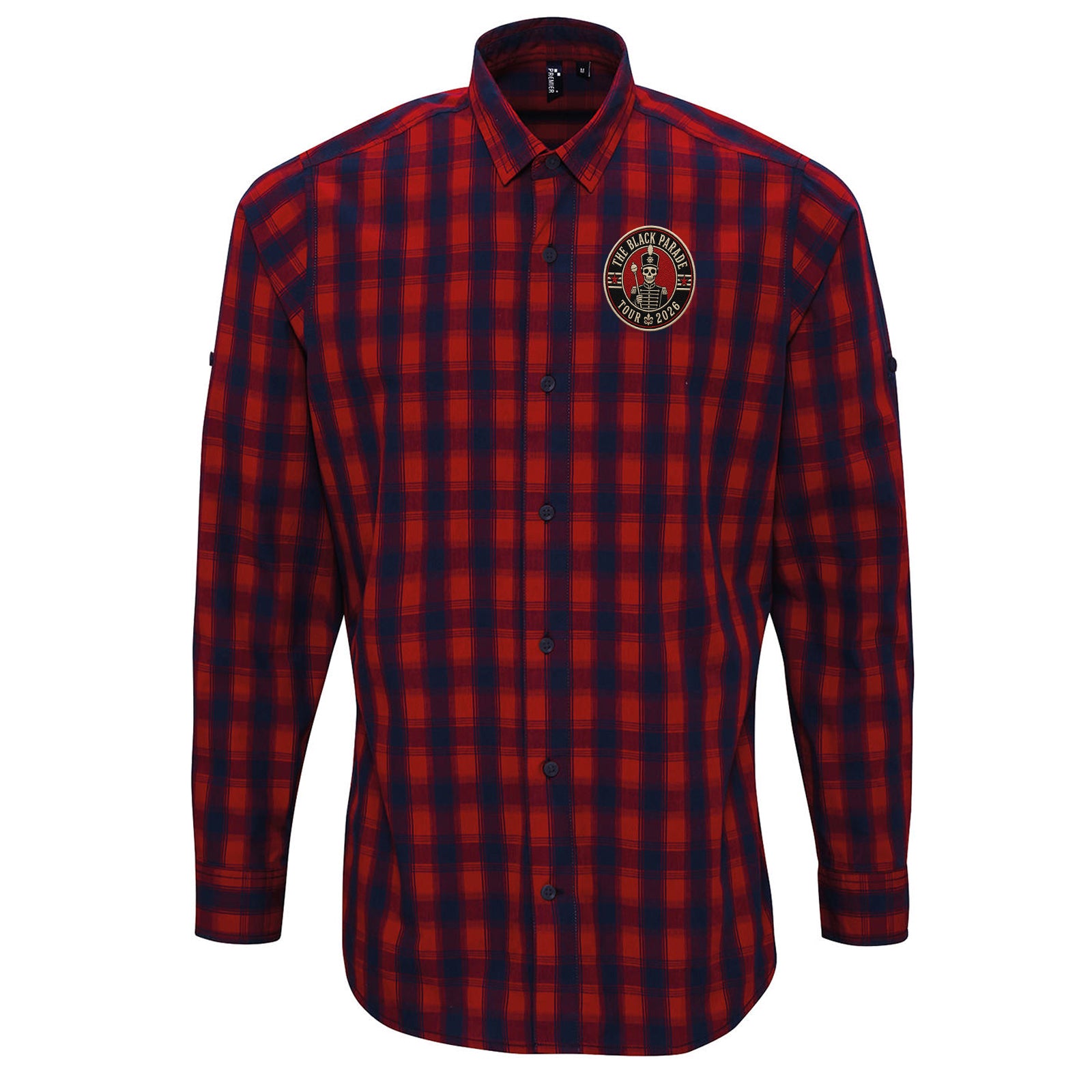 My Chemical Romance The Black Parade Tour 2026 Check Long Sleeve Shirt