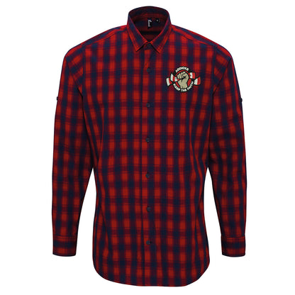 Charlton Athletic F.C Check Long Sleeve Shirt 