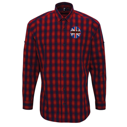 Mods Union Jack Check Long Sleeve Shirt