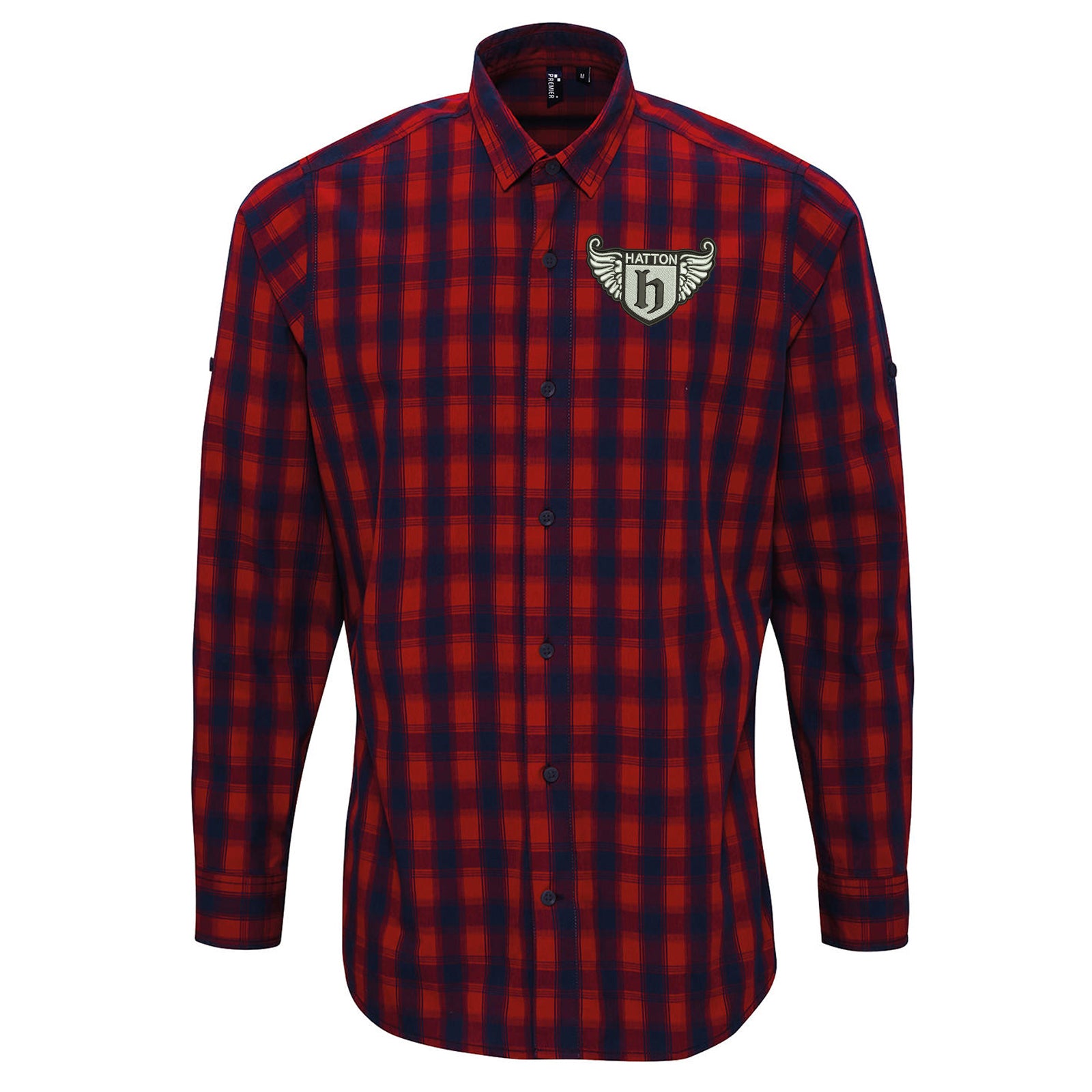 Ricky Hatton Boxing Check Long Sleeve Shirt