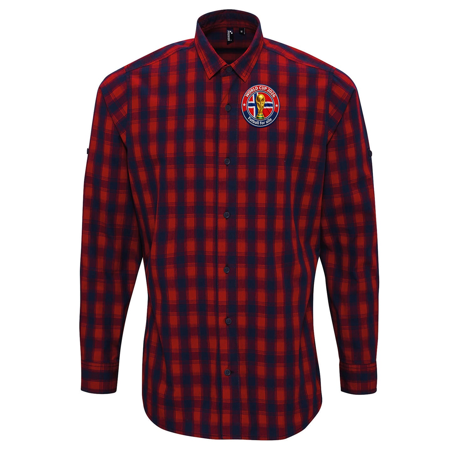 Norway World Cup 2026 Check Long Sleeve Shirt