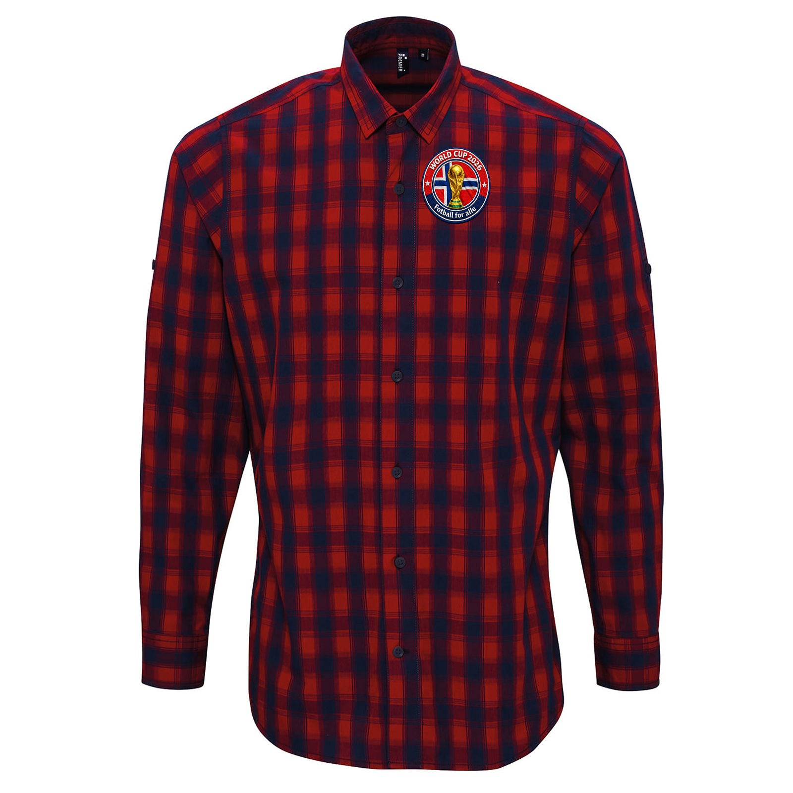 Norway World Cup 2026 Check Long Sleeve Shirt