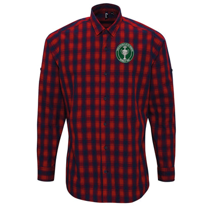 Plymouth Argyle Wembley 1996 Check Long Sleeve Shirt