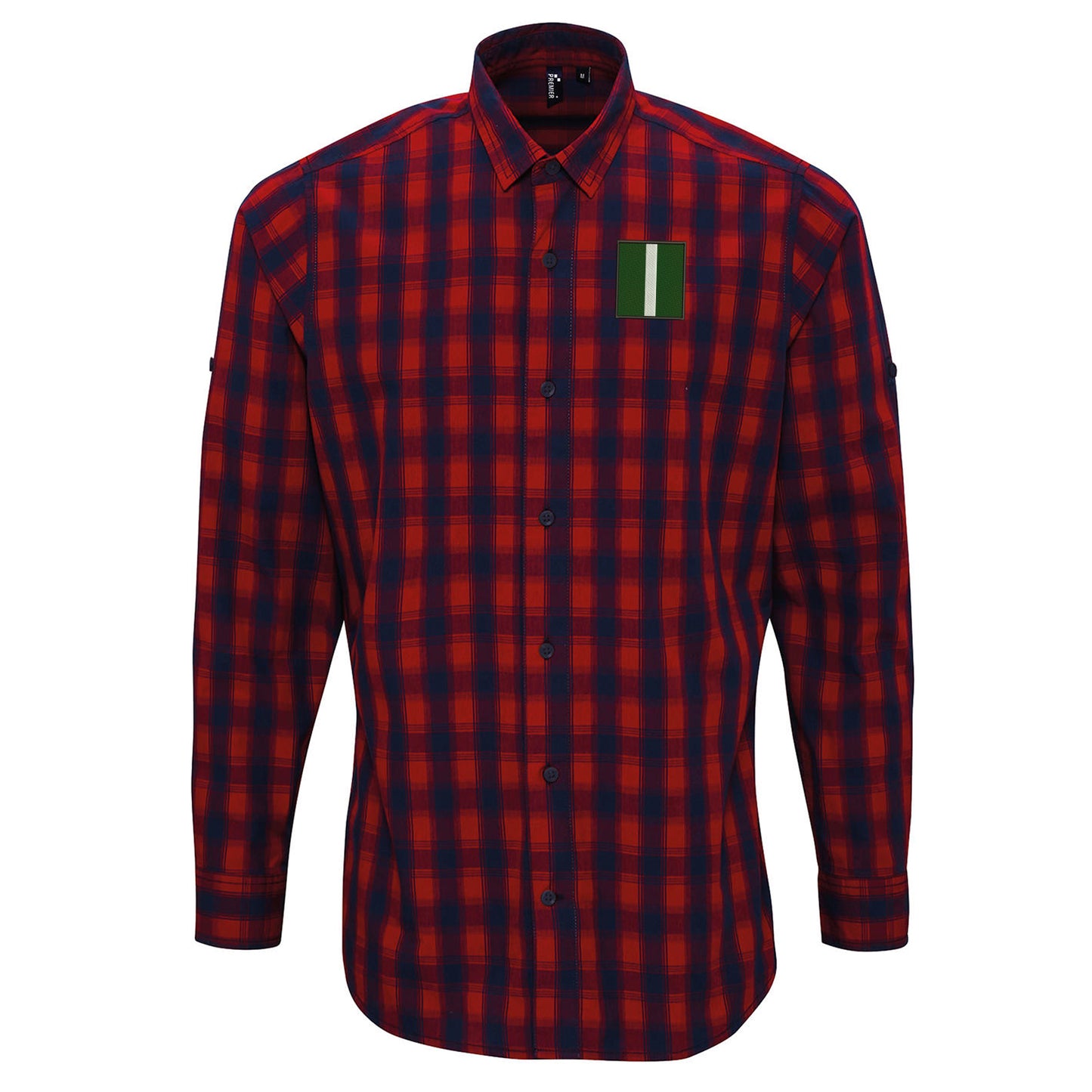 The Green Howards Tactical Recognition Flash Embroidered Long Sleeve Mulligan Check Shirt