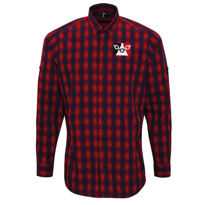 Black Country Flag Check Long Sleeve Shirt