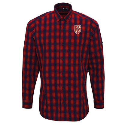 Blackpool 1908 Long Sleeve Check Shirt