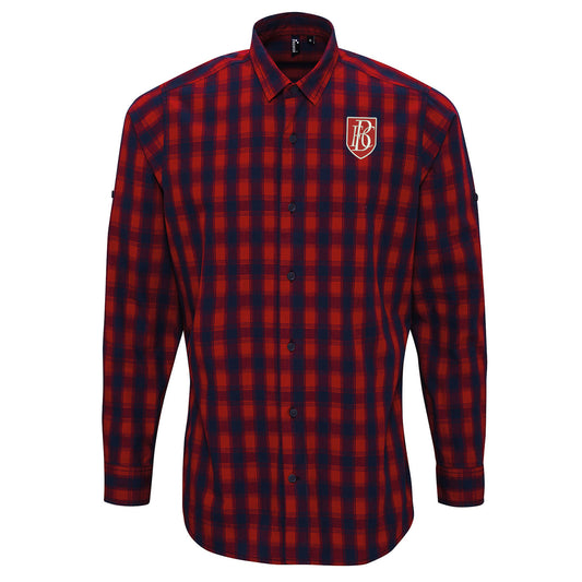 Blackpool 1908 Long Sleeve Check Shirt