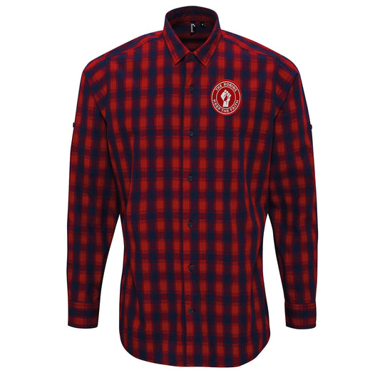 Bristol City The Robins Keep The Faith Check Long Sleeve Shirt 