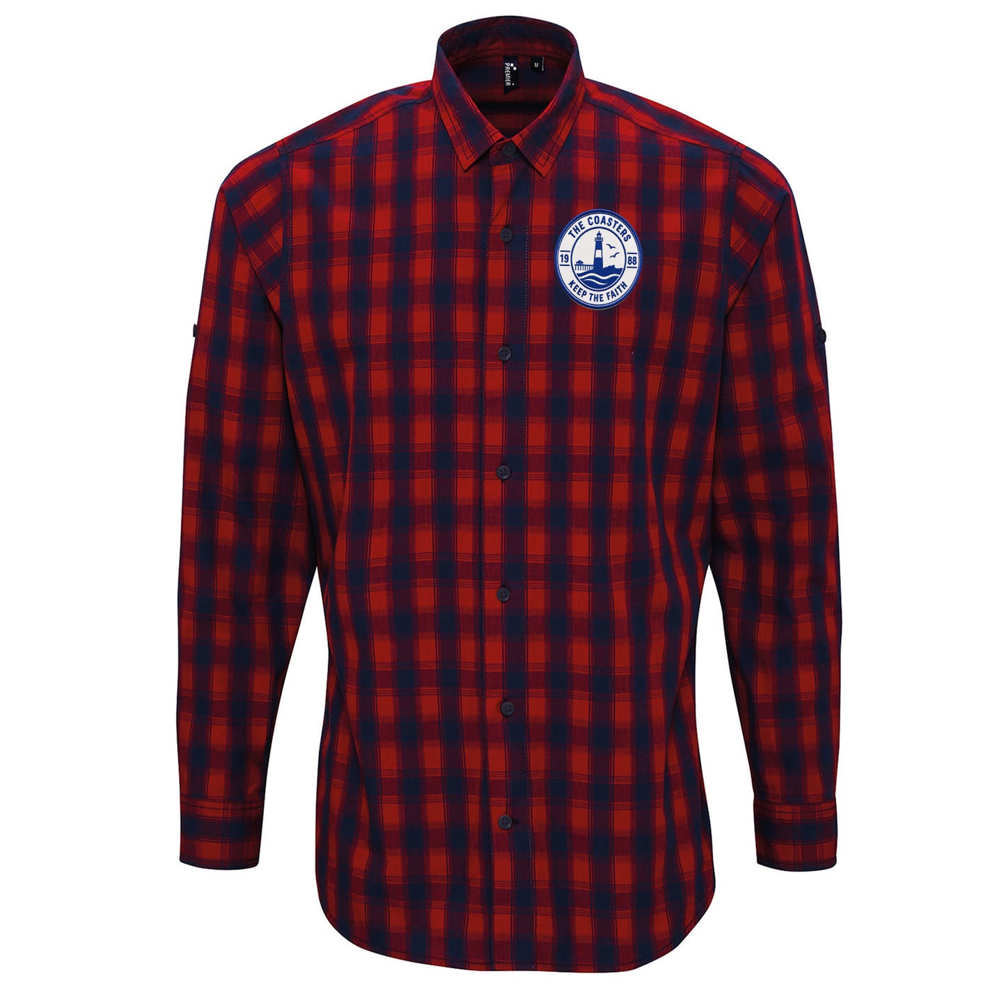 Flyde Football Check Long Sleeve Shirt