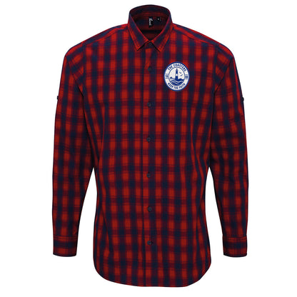 Flyde Football Check Long Sleeve Shirt