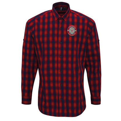 Bayern Munich Bundesliga 2025-2026 Check Long Sleeve Shirt