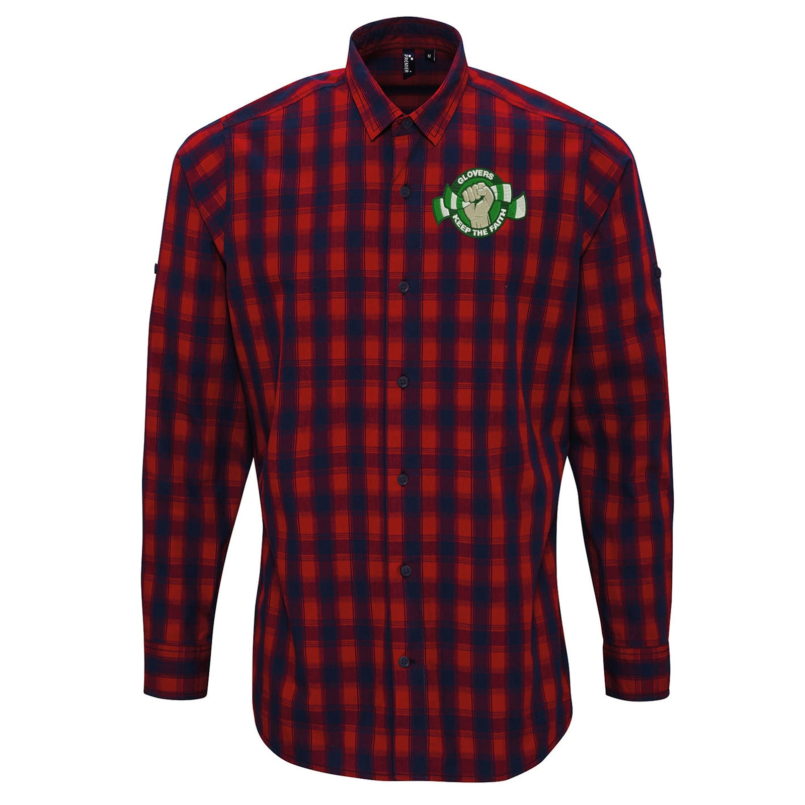 Yeovil Town Football Check Long Sleeve Shirt