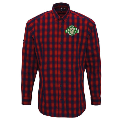 Yeovil Town Football Check Long Sleeve Shirt