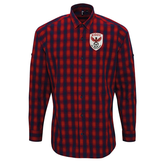 Kidderminster Harriers Check Long Sleeve Shirt