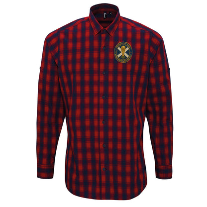 Scotland World Cup 2026 Check Long Sleeve Shirt 