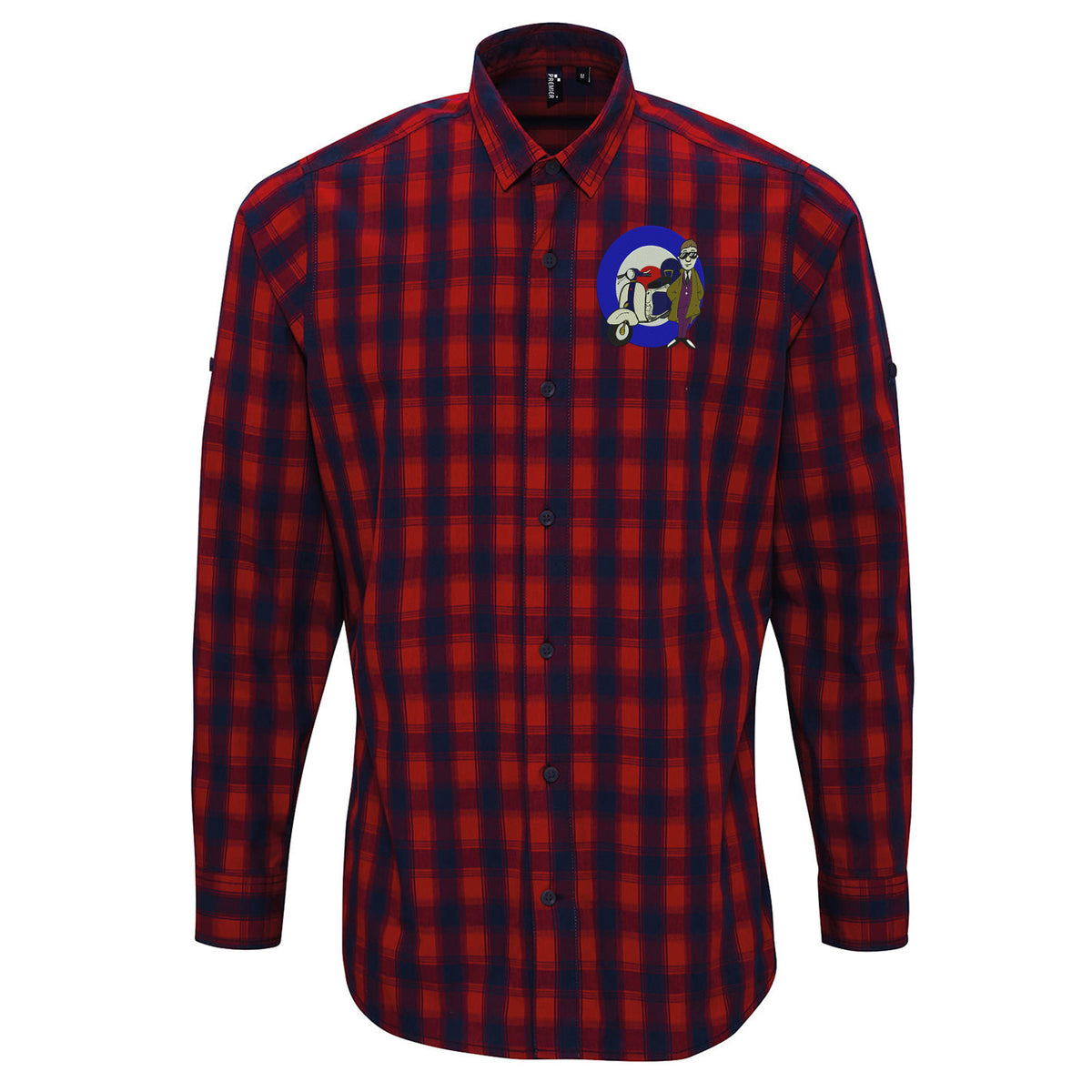 MOD Target Scooter Long Sleeve Mulligan Check Shirt
