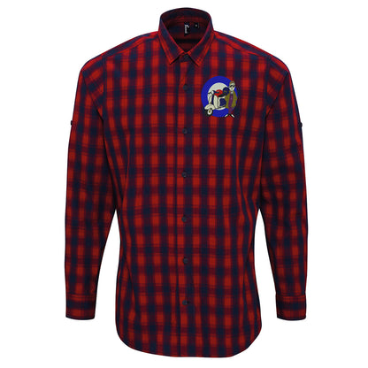 MOD Target Scooter Long Sleeve Mulligan Check Shirt