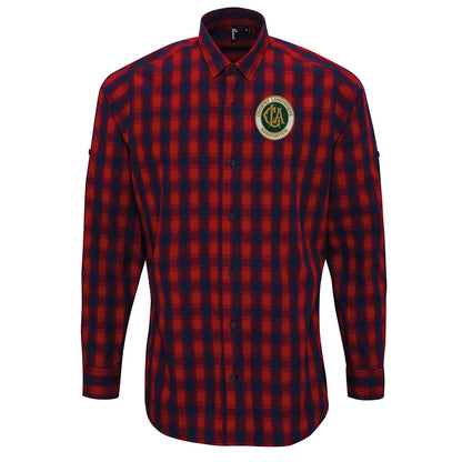 Country Landowners Association Embroidered Long Sleeve Mulligan Check Shirt