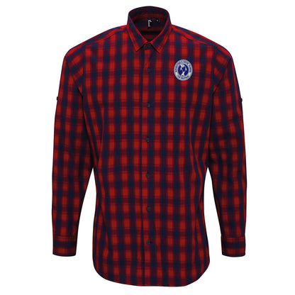 Brighton 1970s Long Sleeve Check Shirt
