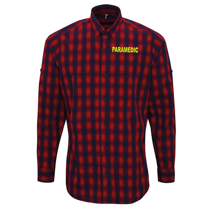 Paramedic Check Long Sleeve Shirt