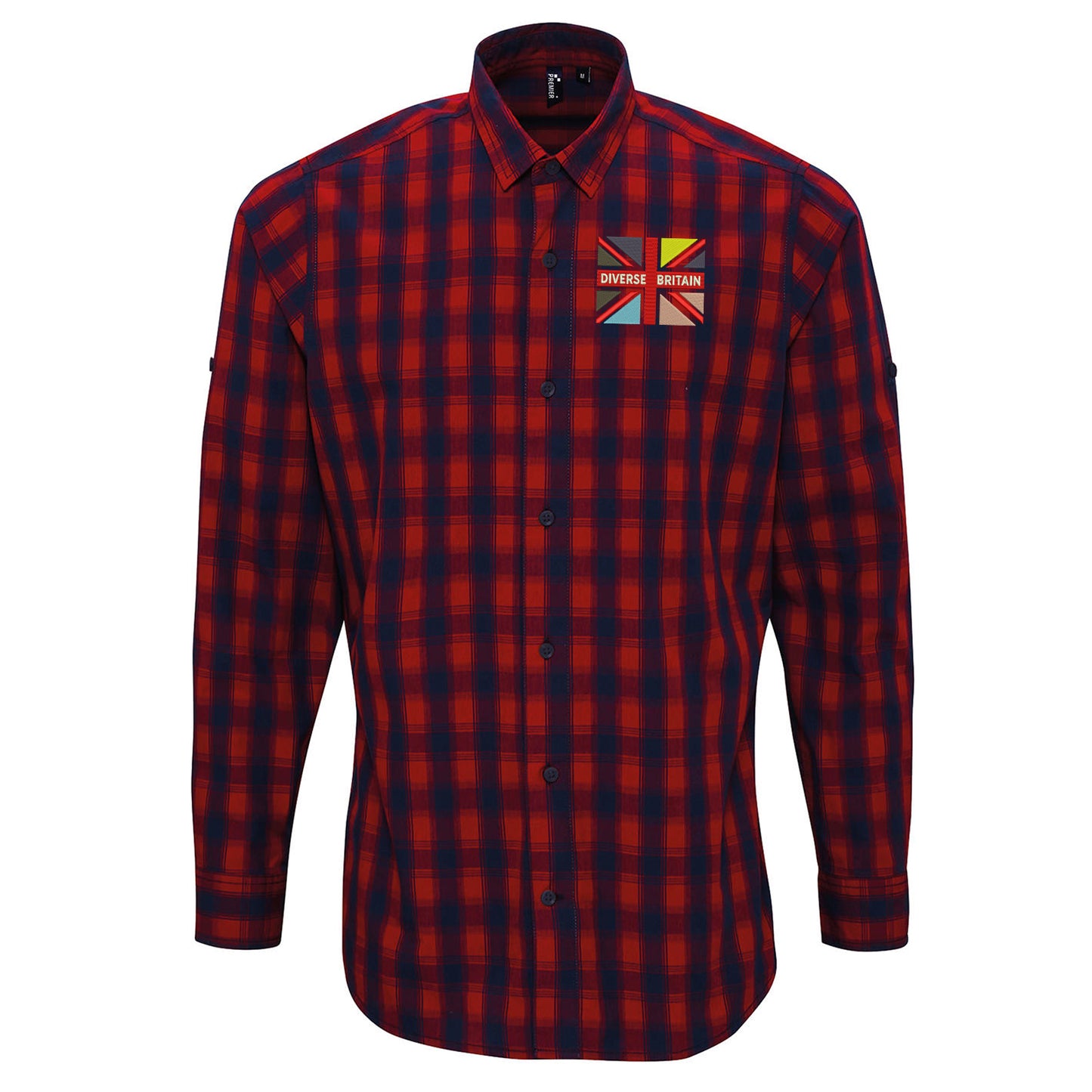 Diverse Britain Check Long Sleeve Shirt
