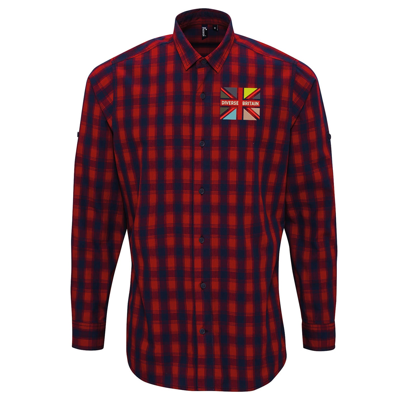 Diverse Britain Check Long Sleeve Shirt