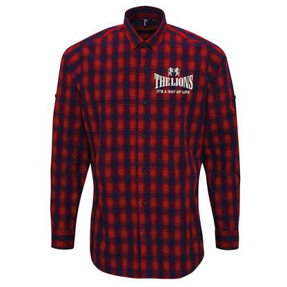 Millwall FC Check Long Sleeve Shirt