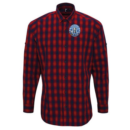Man City League Cup Winners 2026 Check Long Sleeve Shirt
