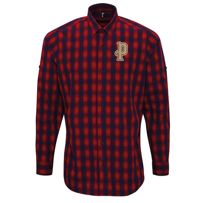 Pep Guardiola Check Long Sleeve Shirt