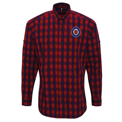 The Saints MOD Target Check Long Sleeve Shirt