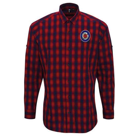 The Saints MOD Target Check Long Sleeve Shirt