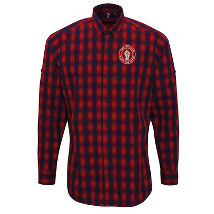 Rotherham United The Millers Football Fans Check Long Sleeve Shirt