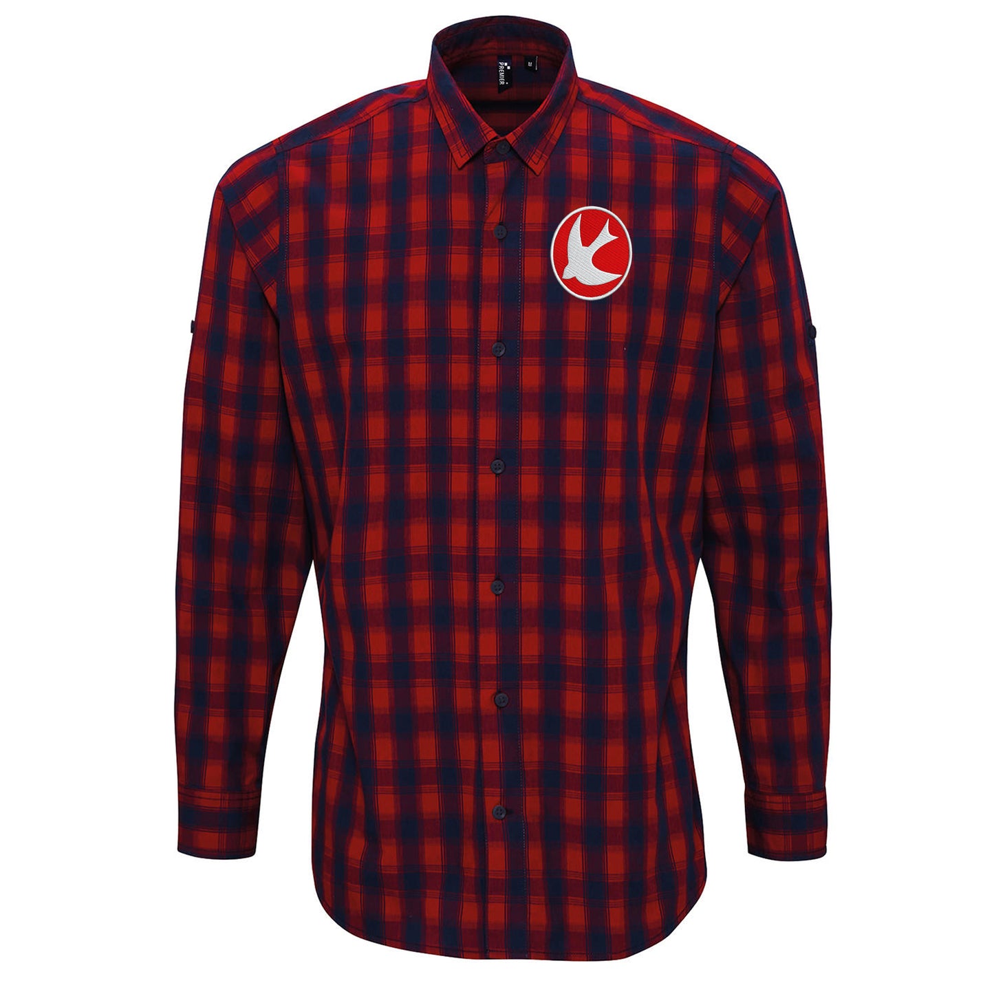 Classic Walsall 1982 Football Check Long Sleeve Shirt