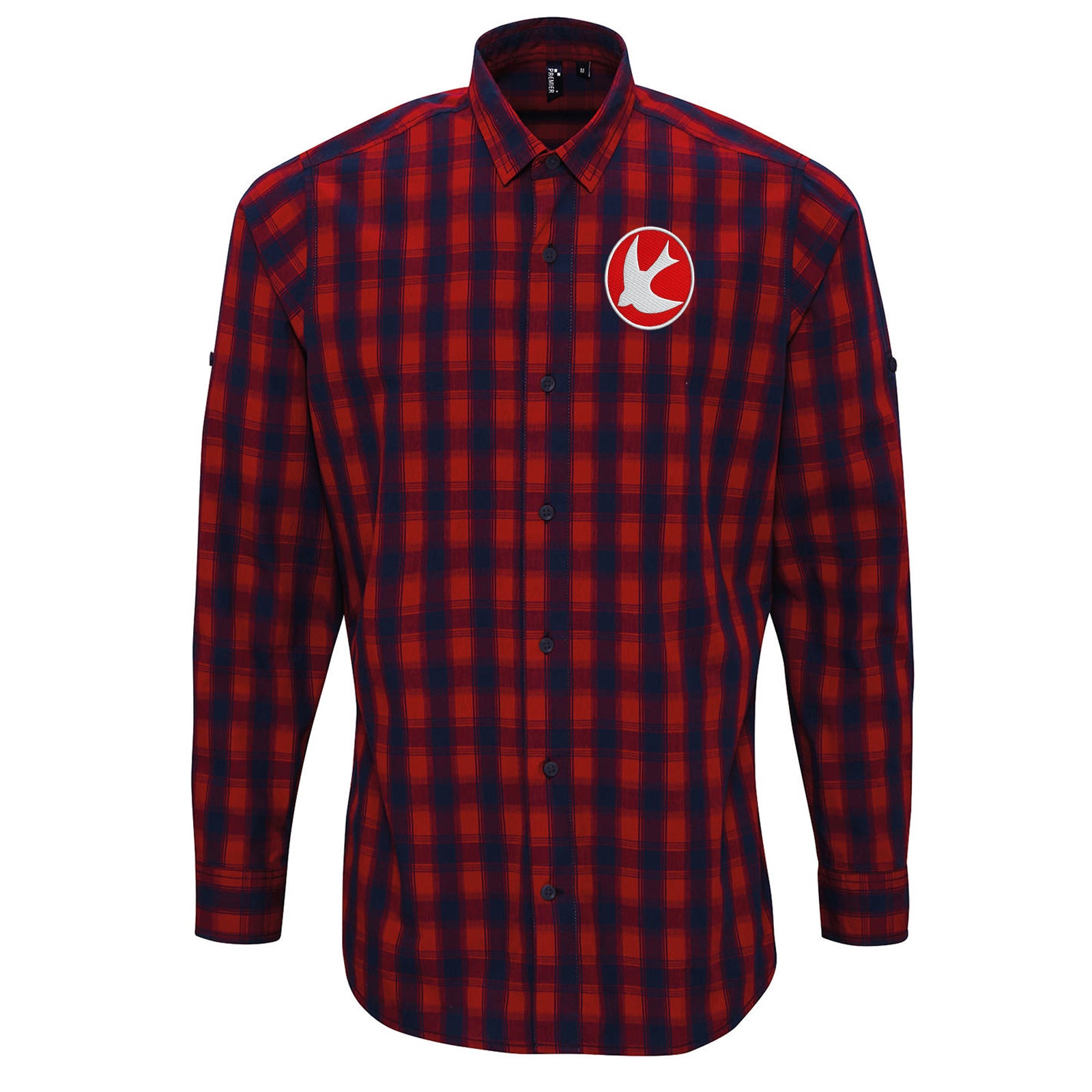 Classic Walsall 1982 Football Check Long Sleeve Shirt