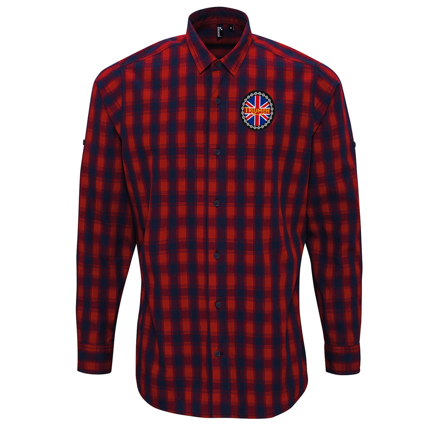 Classic Triumph Motor Company 1939 Check Long Sleeve Shirt