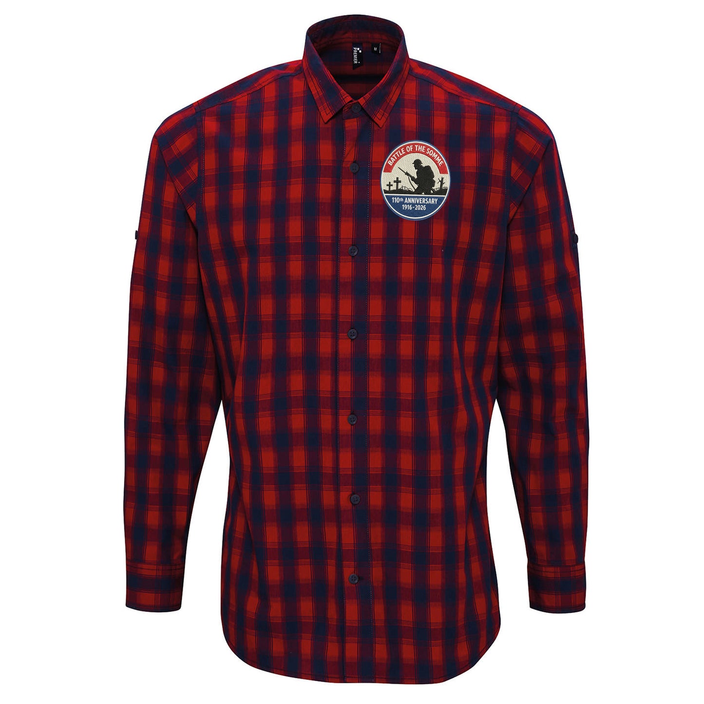 Battle of The Somme 110th Anniversary Check Shirt
