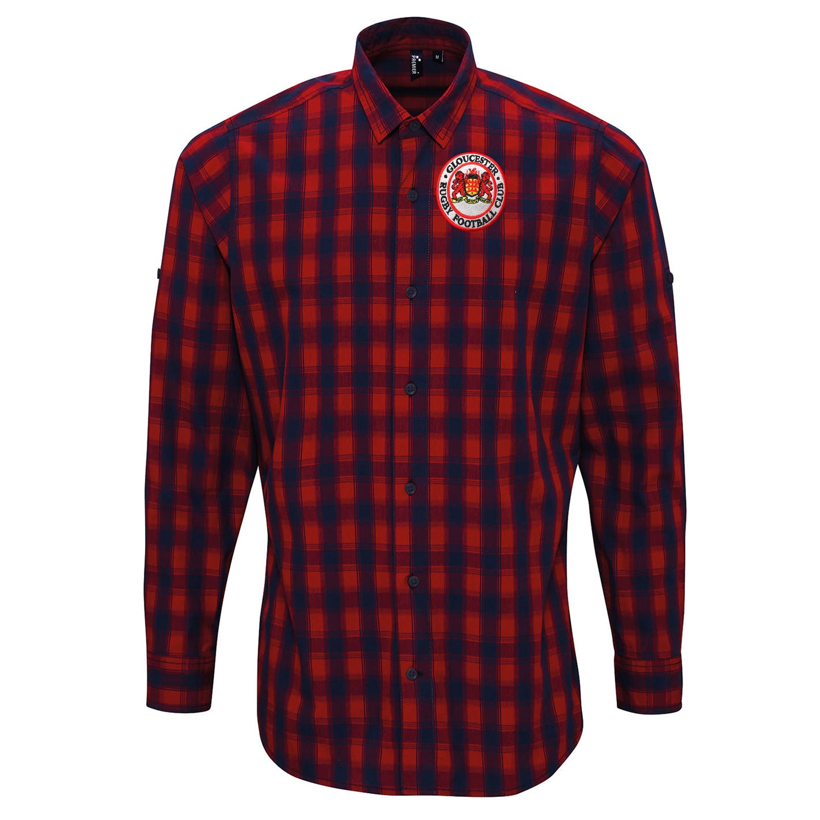Gloucester Rugby Union Check Long Sleeve Shirt