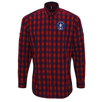 St Johnstone Scottish Champions 2025-2026 Check Long Sleeve Shirt 