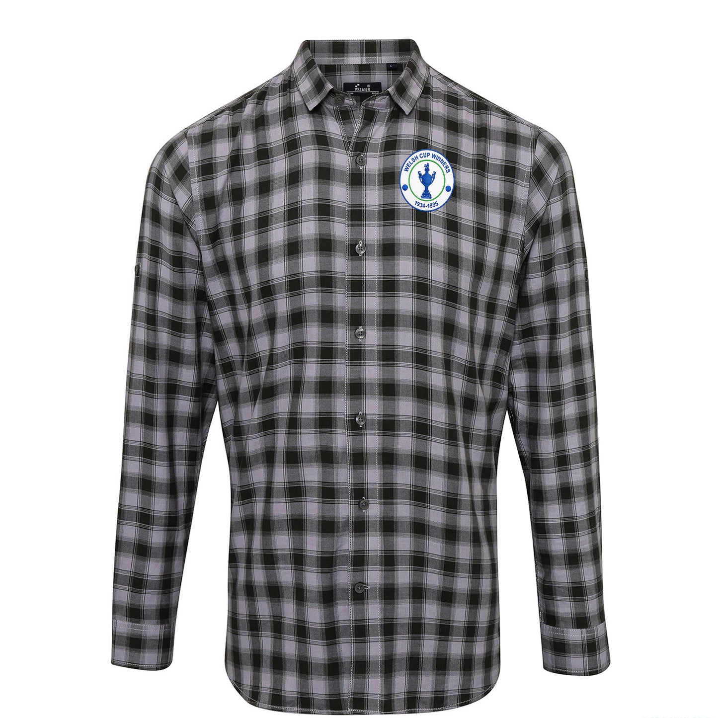 Vintage Tranmere Rovers Check Long Sleeve Shirt 