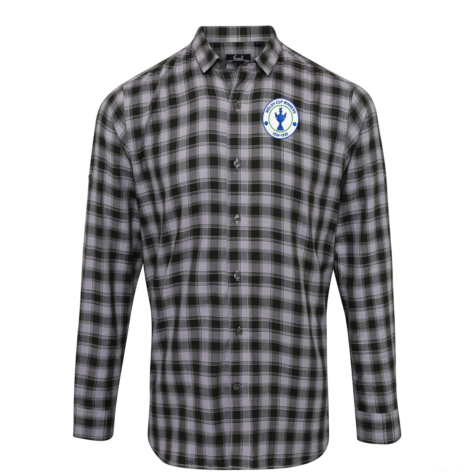 Vintage Tranmere Rovers Check Long Sleeve Shirt 