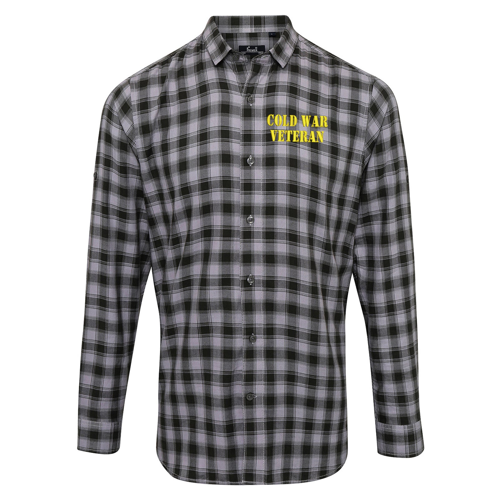 Cold War Veteran Check Long Sleeve Shirt 