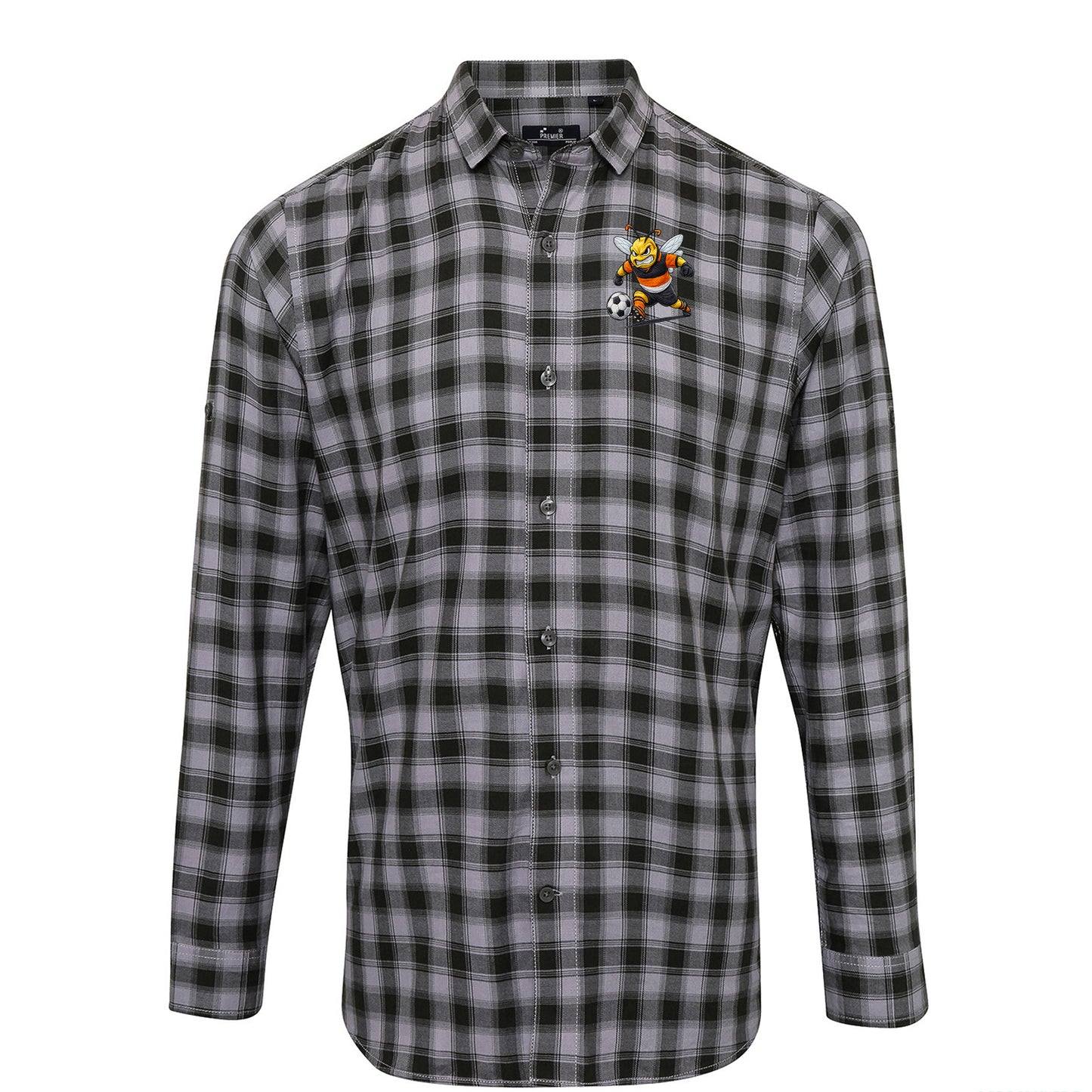 Vintage Barnet FC Check Long Sleeve Shirt
