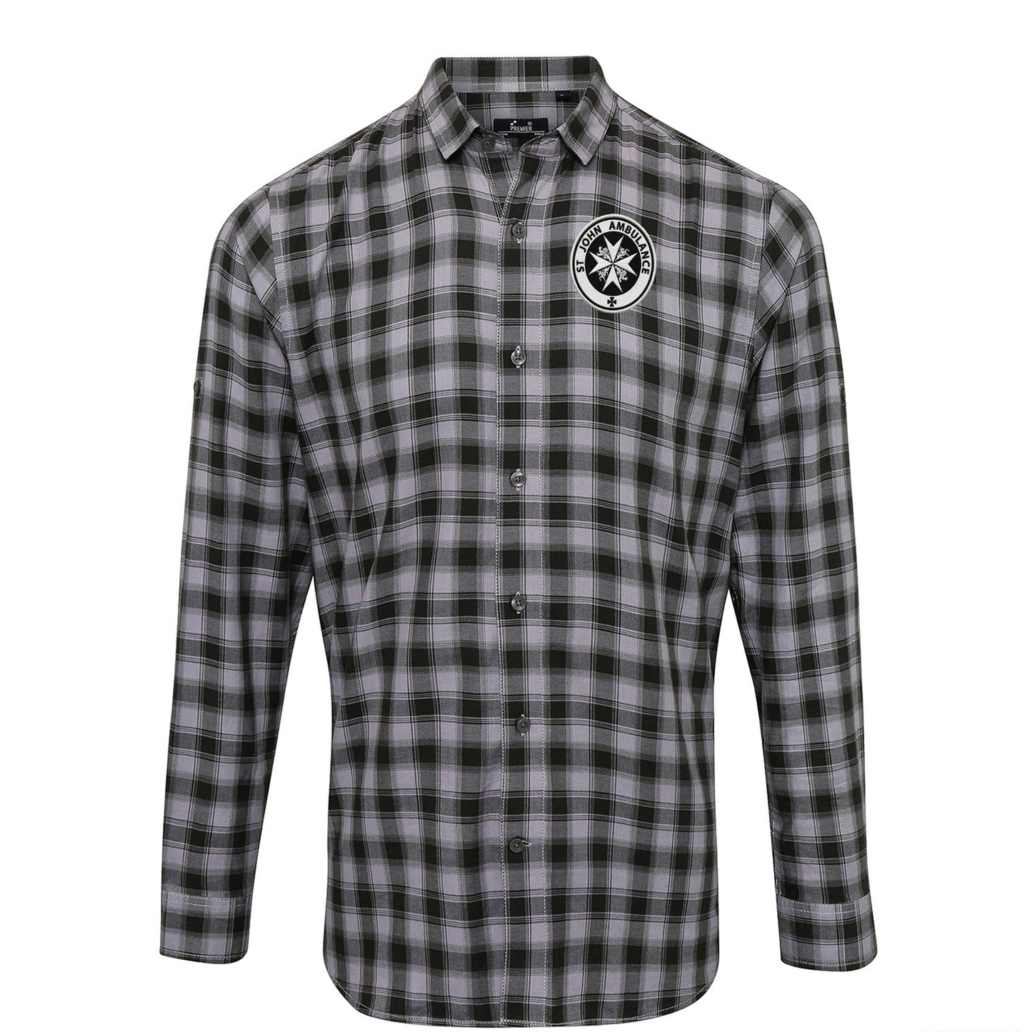 St John Ambulance Check Long Sleeve Shirt