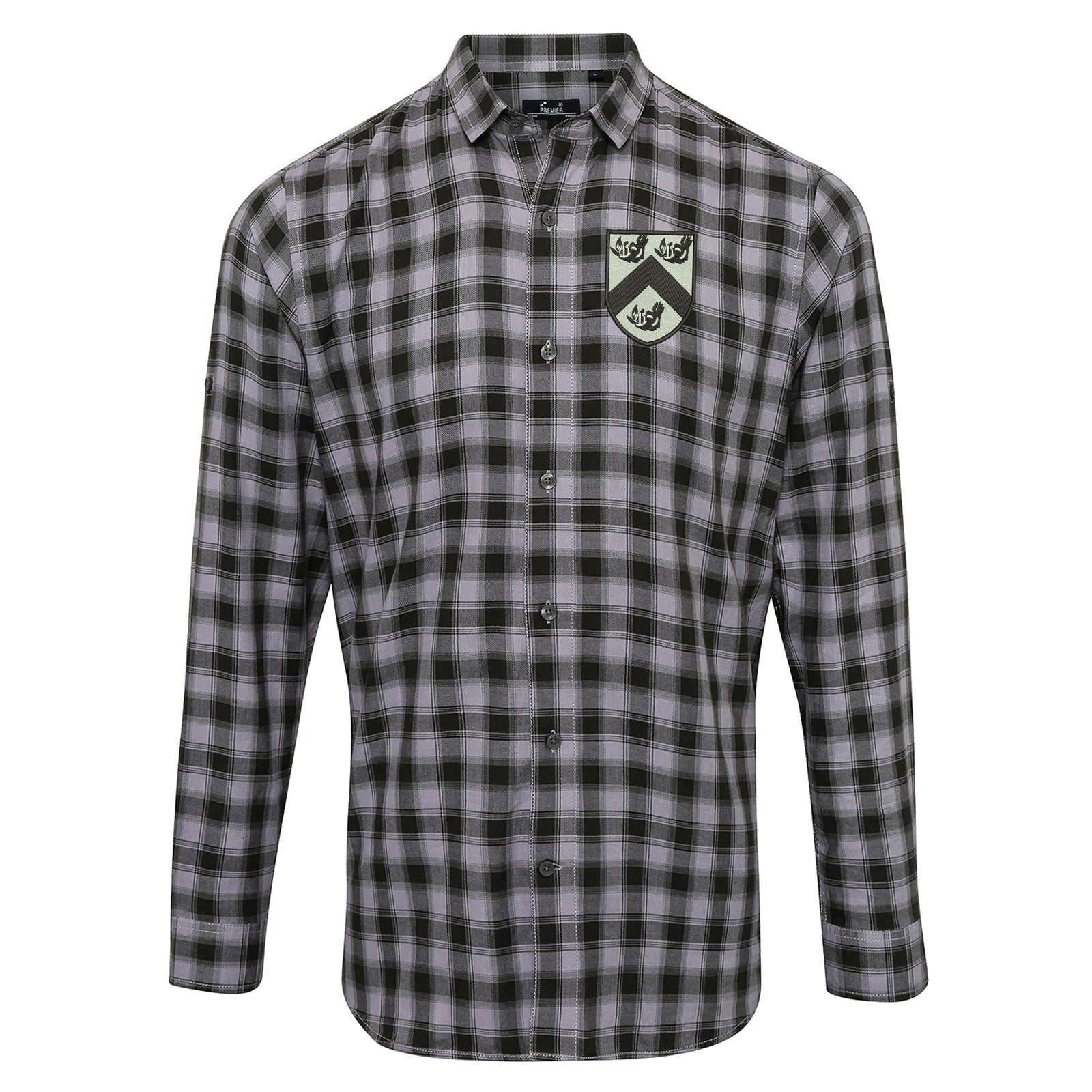 Retro Grimsby 1884 Check Long Sleeve Shirt