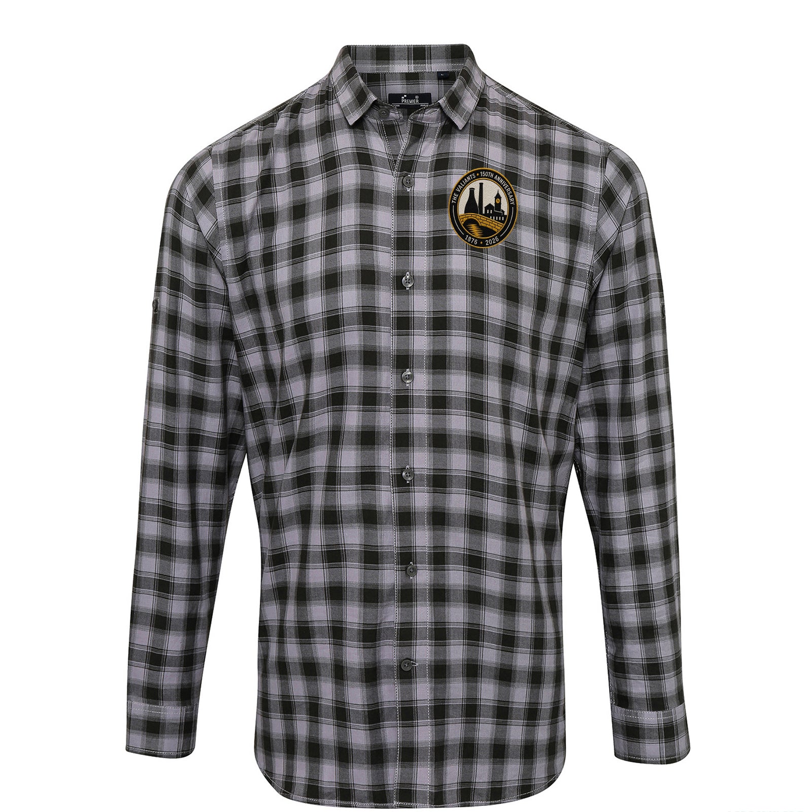 Port Vale 150th Anniversary Check Long Sleeve Shirt