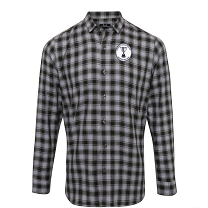 Retro Preston North End Check Long Sleeve Shirt