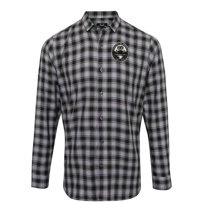 Oasis Knebworth 30th Anniversary 1996-2026 Check Long Sleeve Shirt