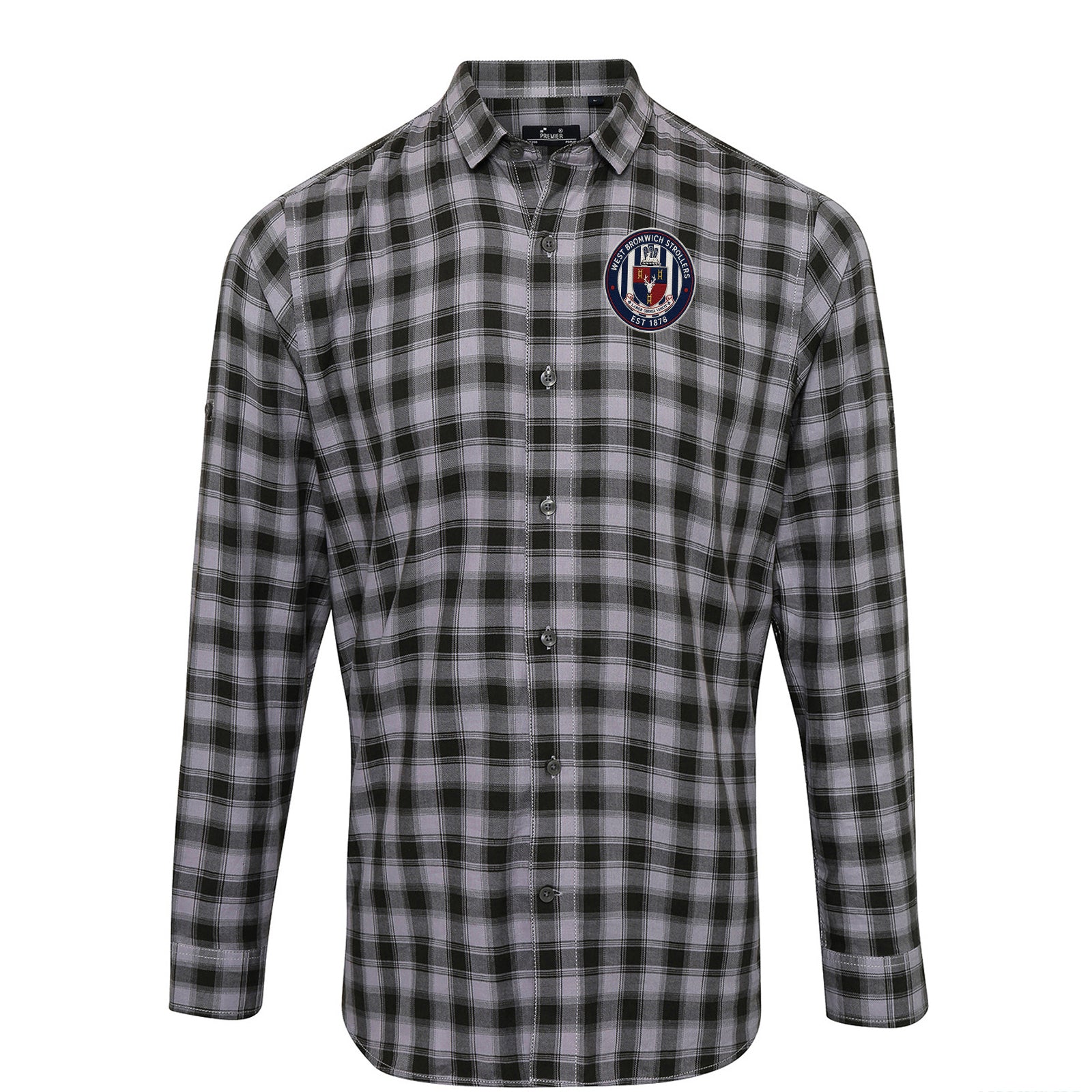 Classic West Bromwich Strollers Check Long Sleeve Shirt
